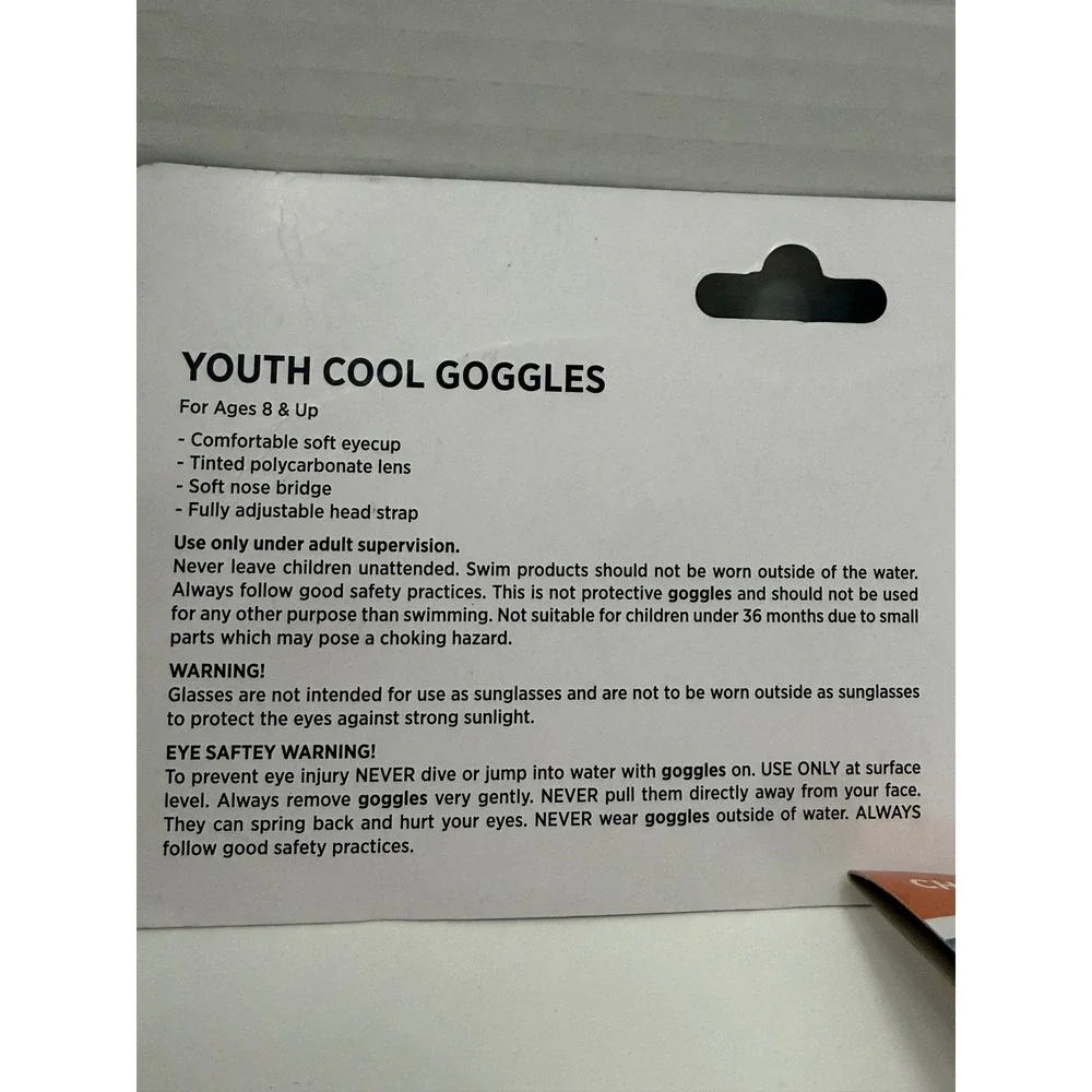 Swimgear Youth Cool Goggles and Child Mask Set Blue Pink Yellow‎ 3 Pack NEW